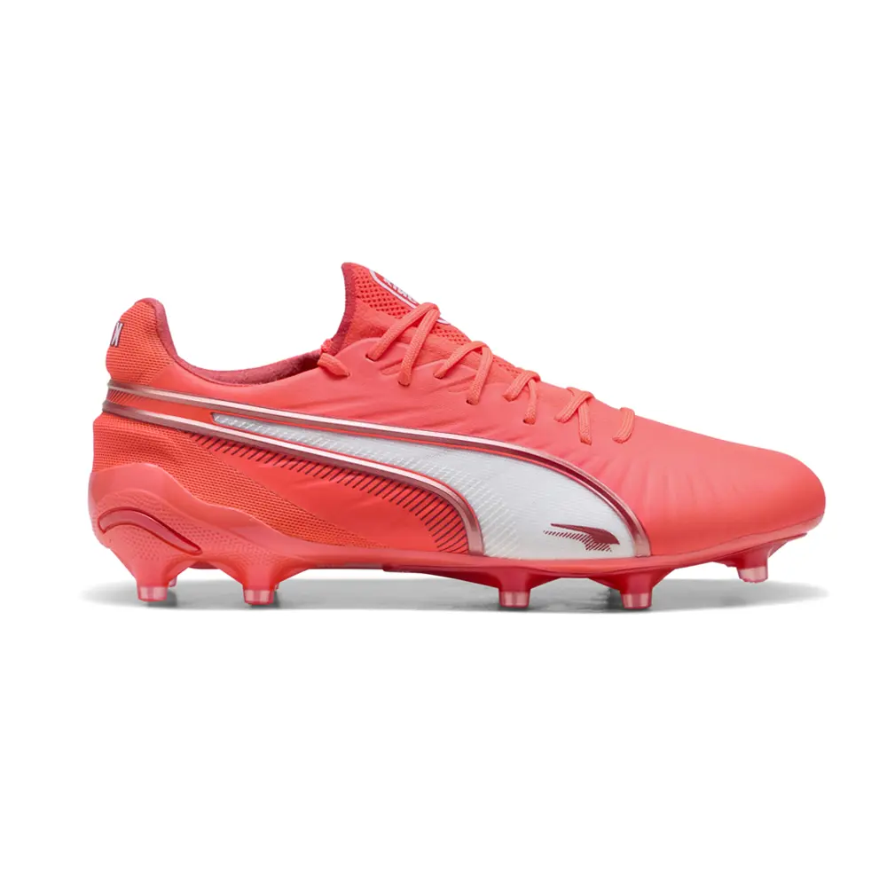 PUMA Womens King Ultimate Firm GroundArtificial Ground Soccer Cleats  - Red