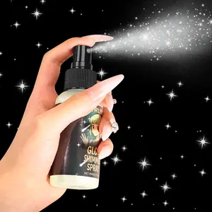 Ytruns Glow Shimmer Spray for Face Body and Hair Lightweight Glitter Mist for Highlighting Skin and Hair Ideal for Parties Festivals Cosplay Performance and Daily Makeup - Radiant