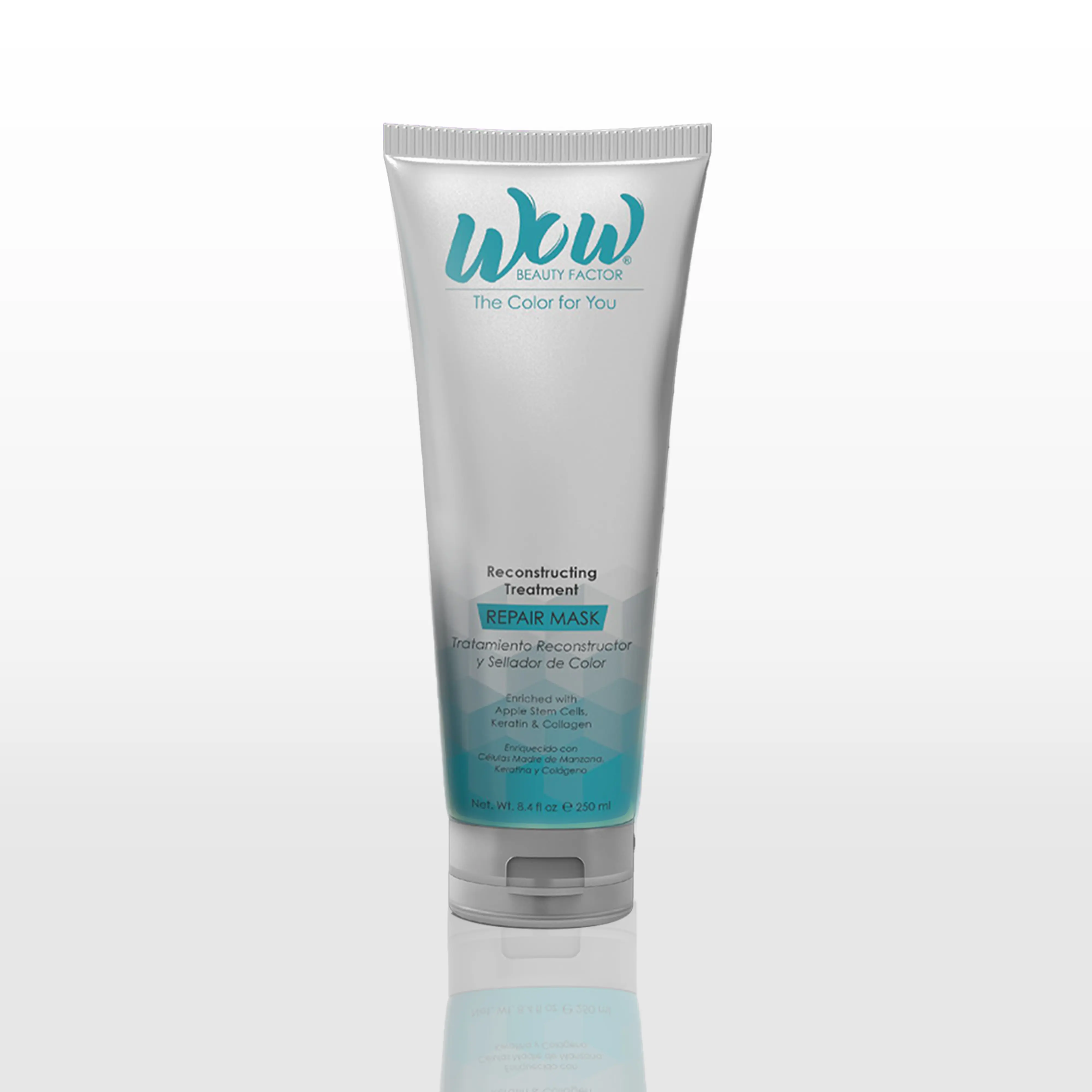 WOW Beauty Factor Hair Repair Mask Color Care Apple Stem Cells + Keratin 8.4 FL oz. Haircare  Comfort Conditioner Shampoo