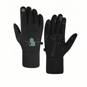 1 pair with Sonic Art Portrait'Cawinter gloves Touchable gloves Touch Screen Grippy Palm Outdoor Sports adult warm gloves Warmest winter gifts Premium Quality