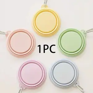 Pet Macaron Collapsible Bowl, Dog Outdoor Portable Collapsible Bowl, Pet Bowl, Food Bowl, Outdoor Water Bowl, Drinking Bowl