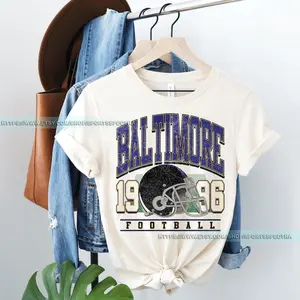 [Sale Up To 30%] Comfort Colors Baltimore Football Vintage T-Shirt, Retro Raven Crewneck