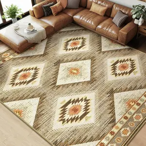Washable Rugs for Living Room Area Rug Machine Washable Low Pile No Shedding Carpet for Living Room Bedroom Dining Room Kitchen Entryway Hallway Office Indoor