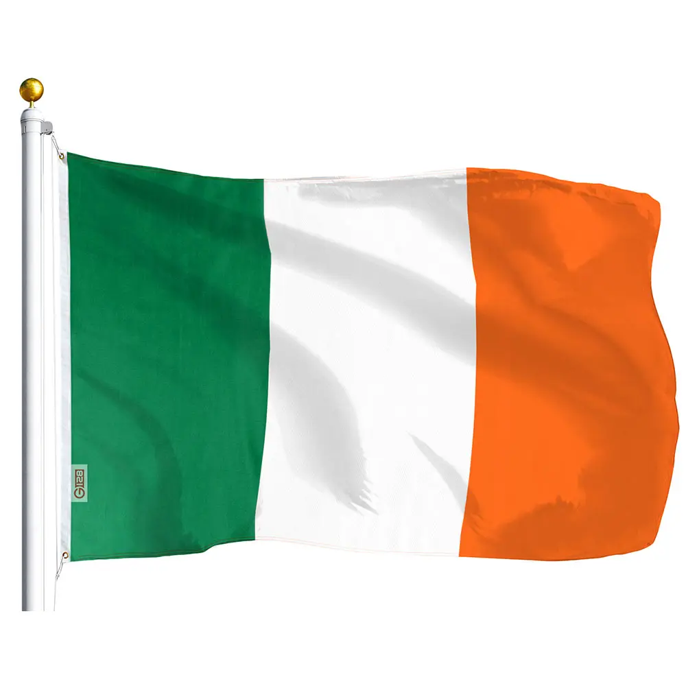Ireland (Irish) Flag 75D Printed Polyester 3x5 Ft