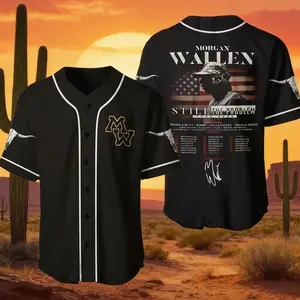 Westtern Still The Problem Tour 2026 Baseball Jersey Retro – Country Music Inspired Button-Up Shirt, Vintage Cowboy Streetwear Fan Apparel