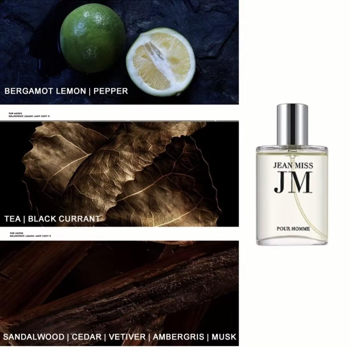 JEAN MISS Men's Perfume Gift Set | 30ML*3 Liquid Fragrances | Long-Lasting Men's Cologne Trio:Ocean,Cedar wood & Amber Travel-Size Set | Perfume Gift Set for Men | Scented Fragrance for Daily Use |Perfume Gift Box | ok perfume | summer fragrance men