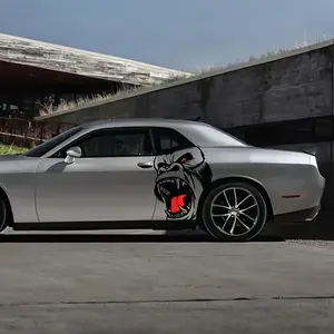 Angry Gorilla Cartoon Vinyl Sticker-Perfect for Cars, SUV and Trucks| Durable Glass and Metal Surface Adhesive Sticker| Stylish Square Design for Door and Side Decoration