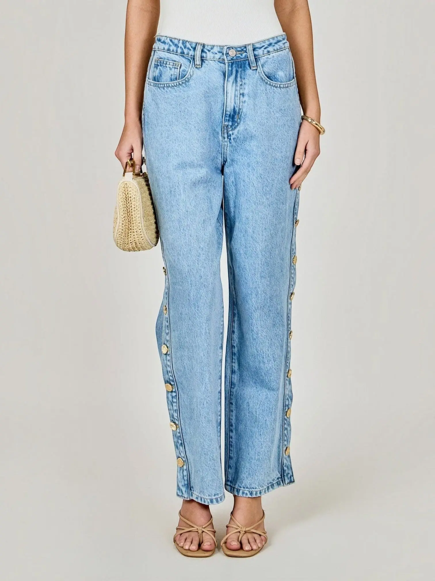 The Monroe Button Jeans