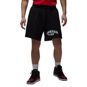 Air Jordan MVP  French Terry Shorts - Men's Grey Elastic