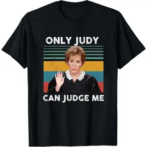 Cotton Short Sleeve T-Shirt Only Judy Can Judge Me Tshirt, Hoodie and Sweatshirt for autumn and winter,