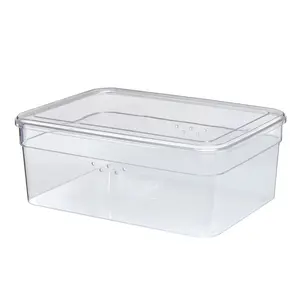 Clear Plastic Glossy Extra Wide Shoe Box with Lid, Adult Size, One Pair Size, One Tier
