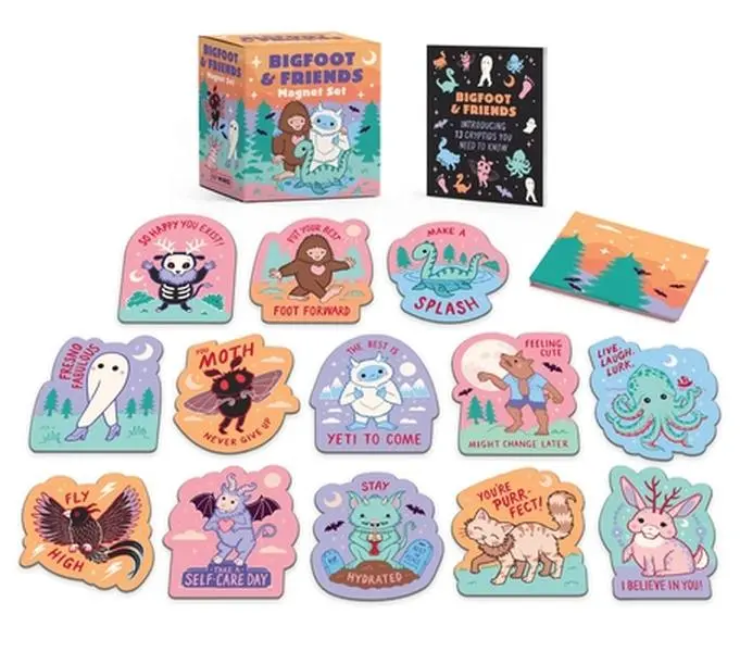 Bigfoot & Friends Magnet Set -- Mollie Thomas - Paperback