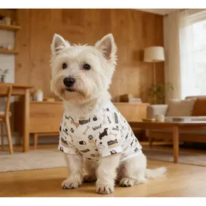 1 piece of pet dog T-shirt with camouflage, leopard print, maple leaf, paw print, starry sky, and dog bone patterns, breathable and sun-protective, suitable for outdoor use clothes dog accessories dog products cool cat stuff pet stuff/ pet suprise gift