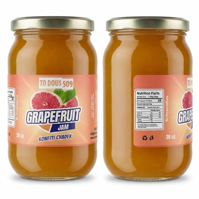 Grapefruit jam-Konfiti chadek-16 oz