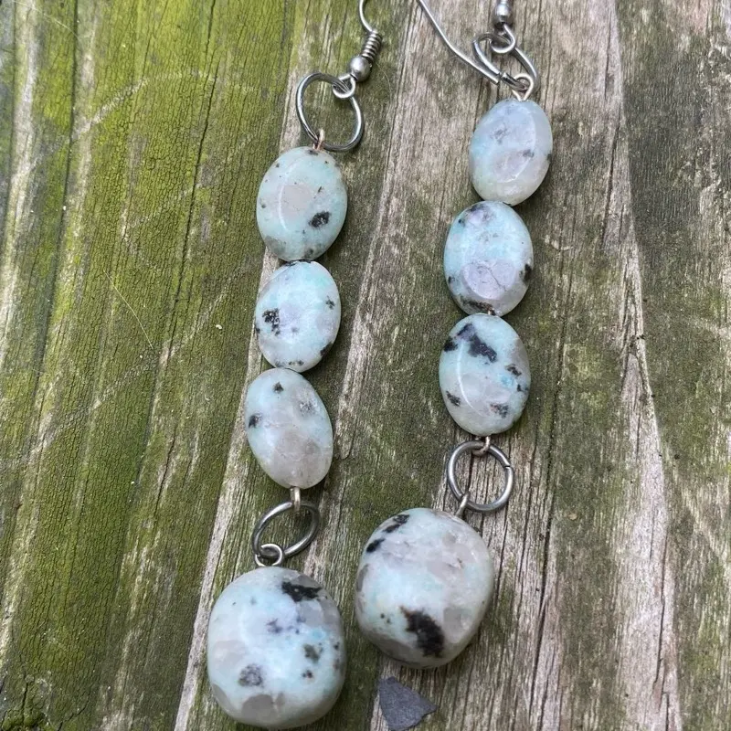 Kiwi Jasper Earrings
