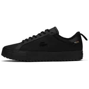 Lacoste Men's Low-Top Casual Sneakers in Black for Versatile Sporty Style Trending Shoes, House White Official Shoes to Get / Maison Mihara Verifiable, with credentials and supporting global authentication
