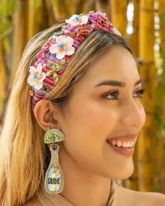 Fiesta Jeweled Knot Headband