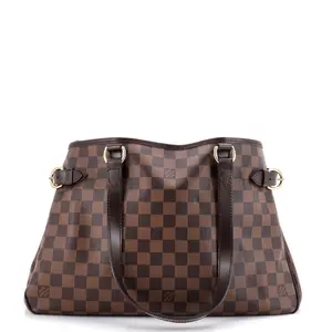 Pre-owned Louis Vuitton Canvas Coated Shoulder Bags Batignolles Handbag Damier Horizontal by Rebag