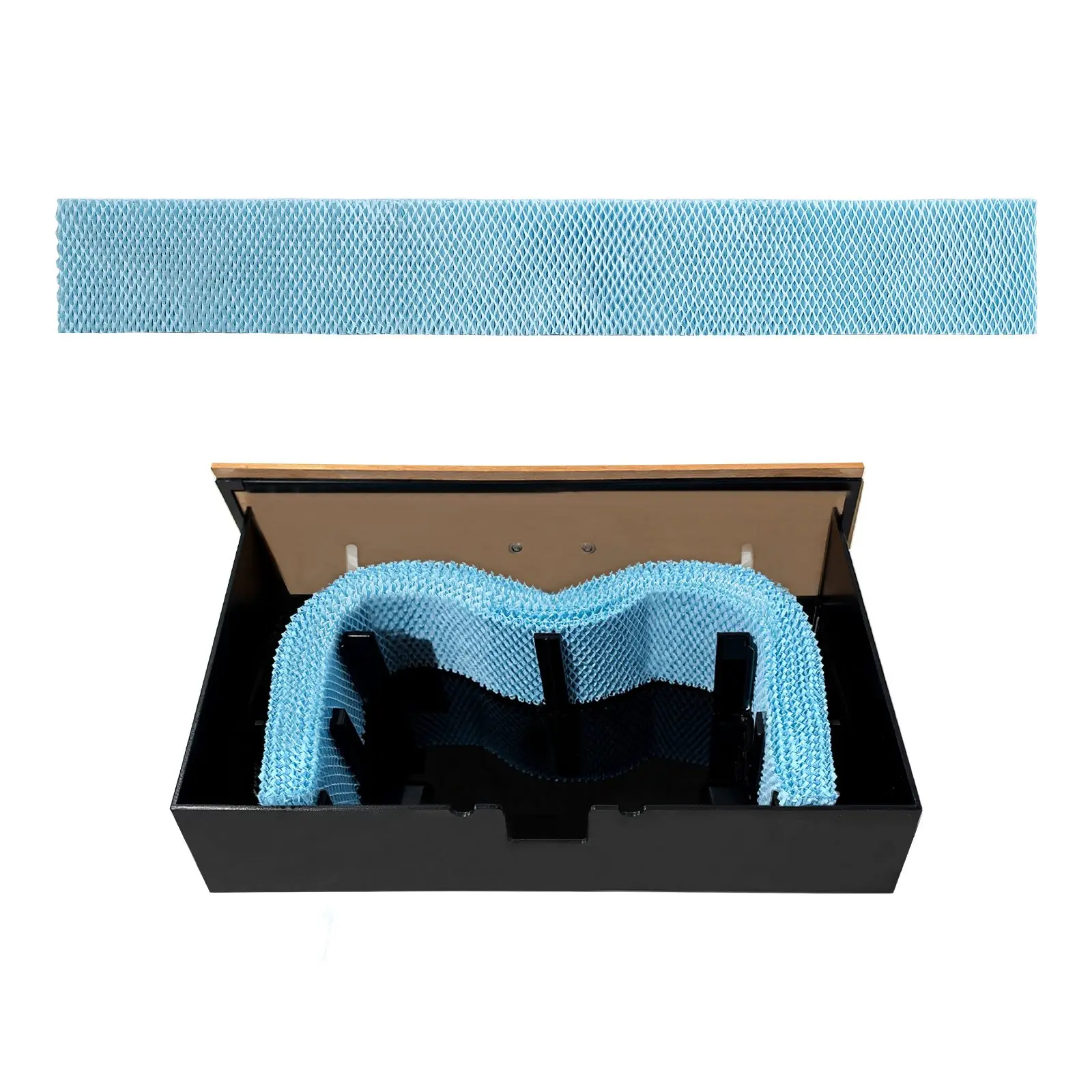 【FathersDayGift】 VEVOR Humidifier Replacement Filter, Single Pack Humidifying Pad Compatible with YC-288 Cigar Humidor Water Tank, 3D Multi-Layer Honeycomb Mesh, Cigar Flavor Preservation, Cut-to-Fit for Your Humidor Household Appliance