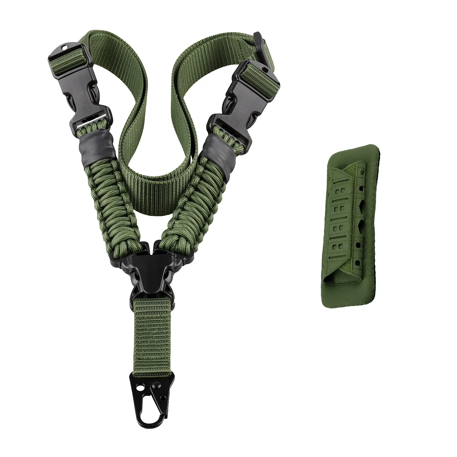 Military Green + Laser Shoulder Pads