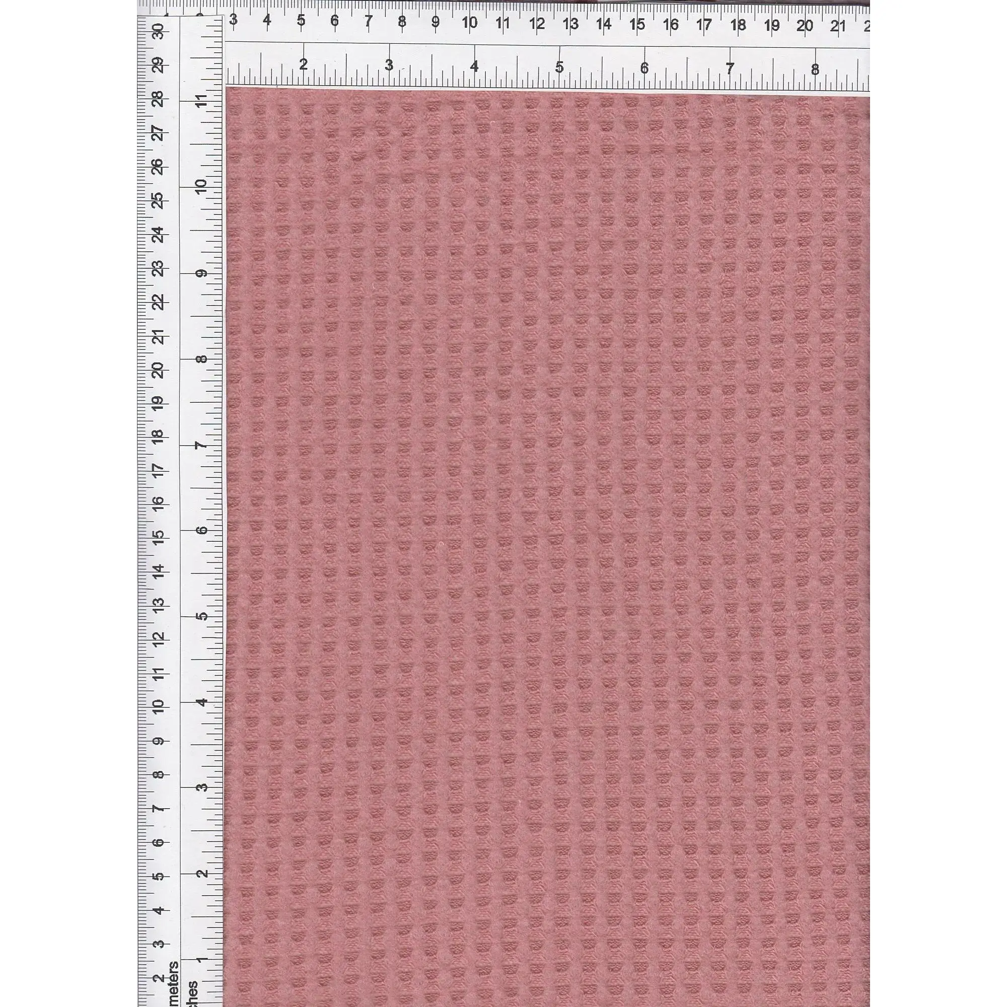 Brushed Waffle Knit Fabric by the Yard – 200 GSM Poly Rayon Spandex Stretch, 58/60" Wide