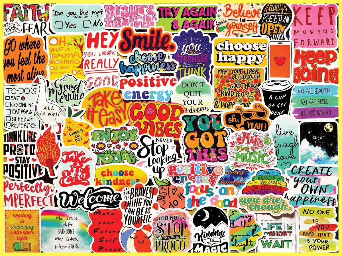 Good Vibes (1999pz) - 500 Piece Jigsaw Puzzle Good Vibes (1999pz) - 500 Piece Jigsaw Puzzle