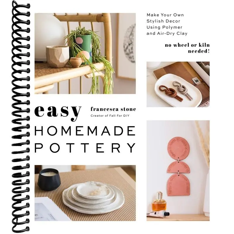 DIY Pottery Craft Kit - Art & Ceramics Project for Stylish Decor Making with Clay-Based Air-Dry Clay