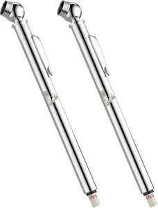 Pencil Tire Gauge, 2 Pack, 10-75 PSI, Car Tire Air Gauge