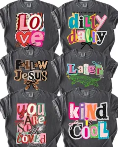 Comfort Colors Preppy Girl Collage Y2K Shirt, Comfort Colors Shirt, Retro Coquette Positivity Tee, Trendy, Ransom Letter Typography, Christian Faith Tshirt, Cotton Fabric