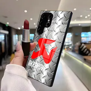 Akrapovic Phone Case for Samsung S26 Ultra S25 Edge Ultra S23 S22 S21 S20 Ultra Plus S24 fe A25 Glass Cover
