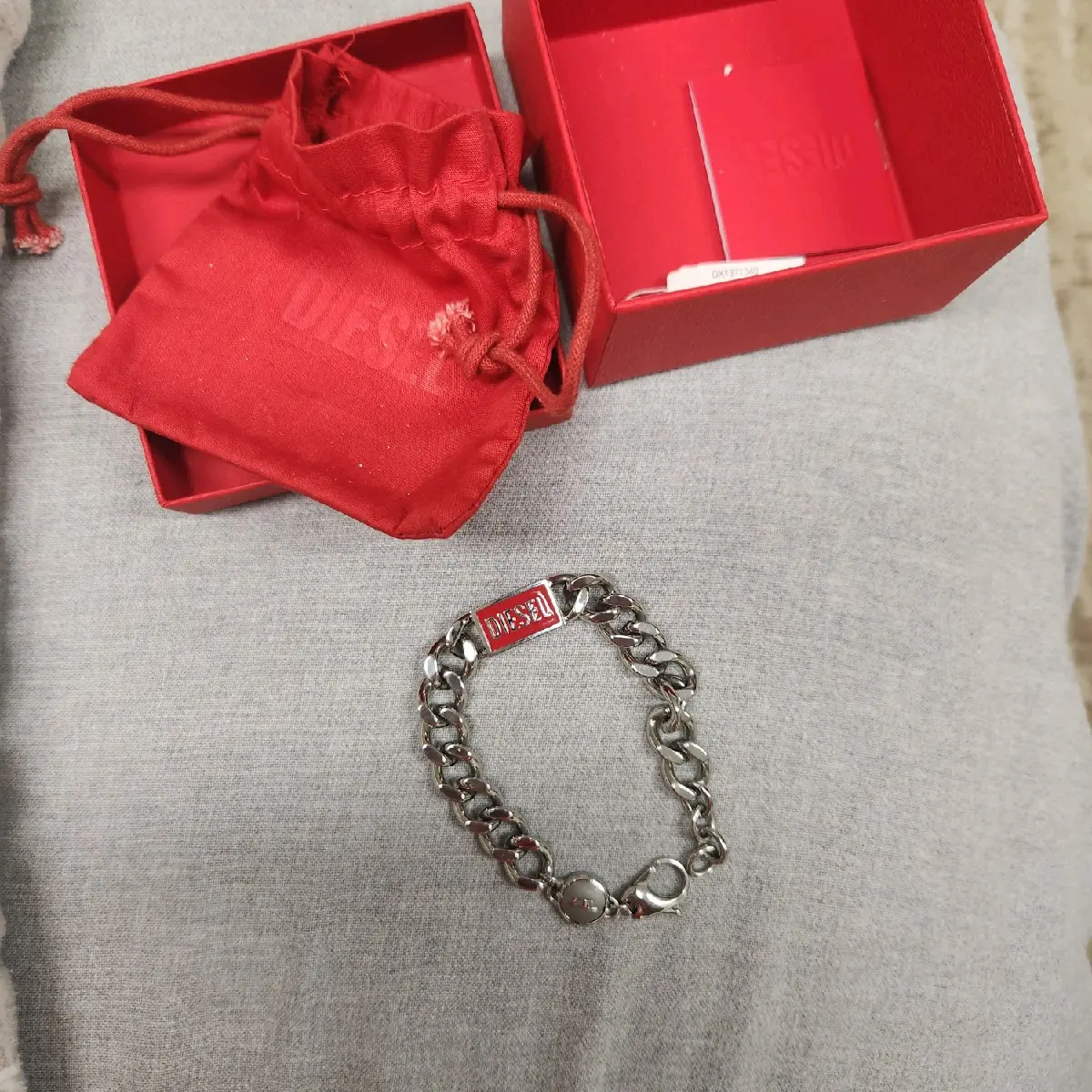 diesel steel bracelet