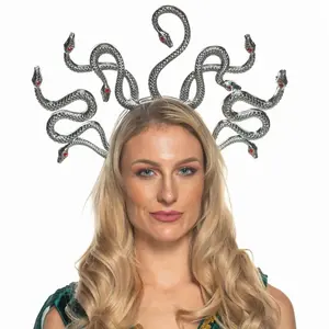 Medusa Silver Snakes Adult Costume Headpiece
