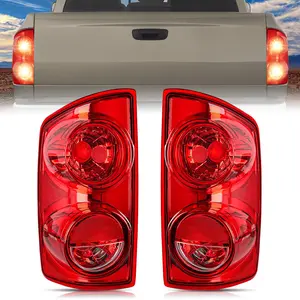 Nilight Taillight Assembly Compatible with 2007 2008 Dodge Ram 1500 2007 2008 2009 Dodge Ram 2500 3500 Rear Lamp Replacement OE Style Driver Side and Passenger Side Red Lens
