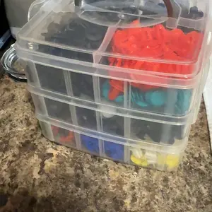 GOHIGH｜925PCS Car Push Retainer Clips & Auto Fasteners Assortment, 26 Most Popular Sizes Nylon Bumper Fender Rivets with 10 Cable Ties and Fasteners Remover for GM Ford Toyota Honda Chrysler