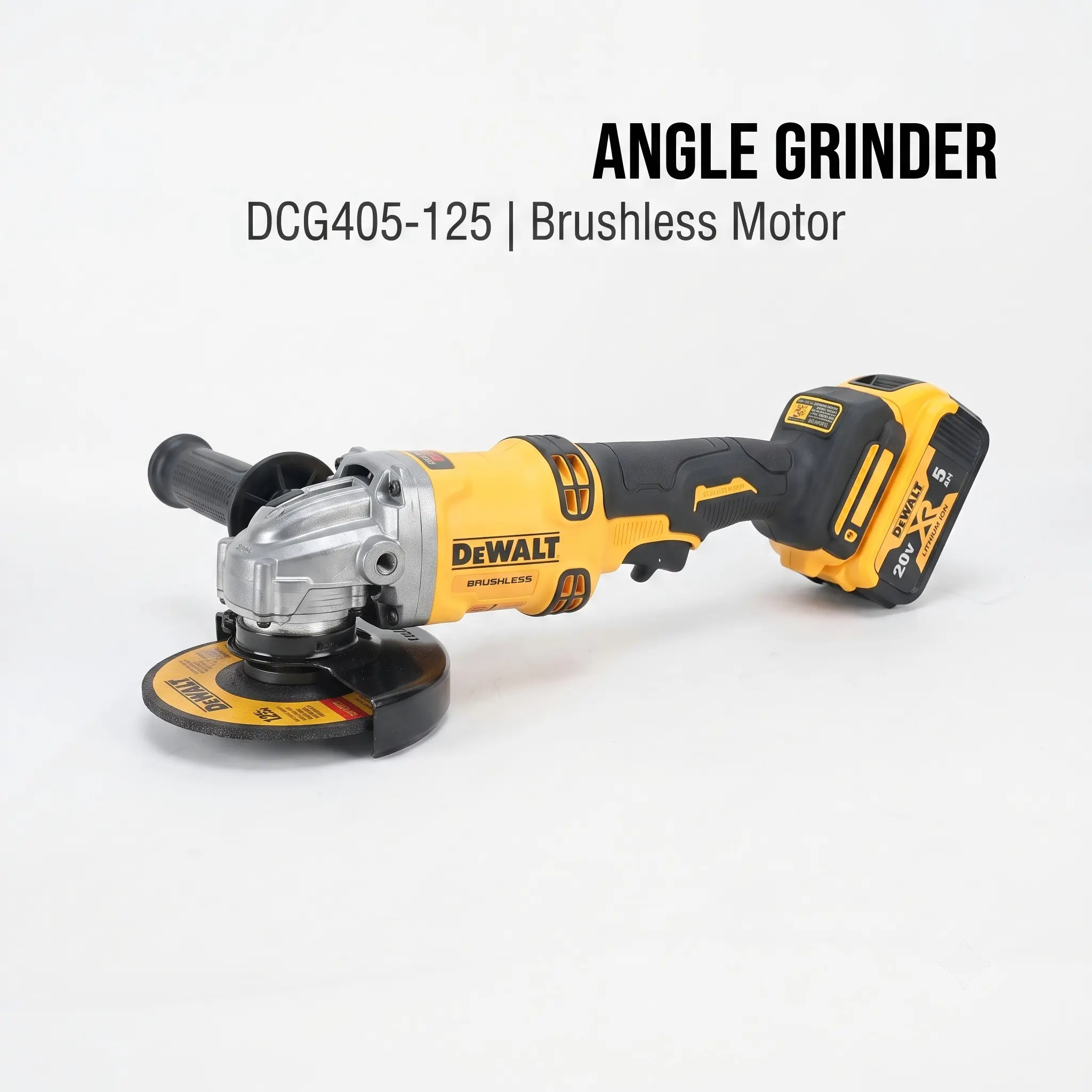 Dewalt DCG405 125mm Angle Grinder 800W Heavy Duty Grinding