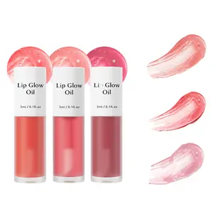 High-Shine Fruit Lip Oil - All-Day Hydrating, No Residue, Soft Brush For Easy Application, Lip Mask For Night Repair, Perfect For Daily Makeup Use