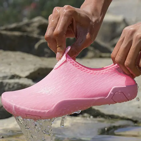 Unisex Water Shoes, Lightweight Non-slip Rubber Sole Water Shoes, Breathable Quick-drying Shoes for Yoga & Swimming, Breathable Footwear, Water Sports Footwear, Water Aqua Shoes, Sporty Water Shoes