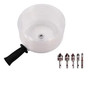 Hole Saw Kit, Hole Saw with Dust Cover, Drill Bit, Multifunctional Hole Saw Kit for Woodworking, Metal, Gypsum Board, Ceiling