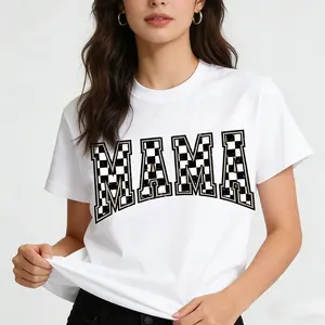 Comfort Colors Checkered Mama Shirt, Gift for Mom, Retro Mom Shirt, Mother's Day Gift, Vintage Checkered Shirt, Comfort Colors Tee, Full Colors