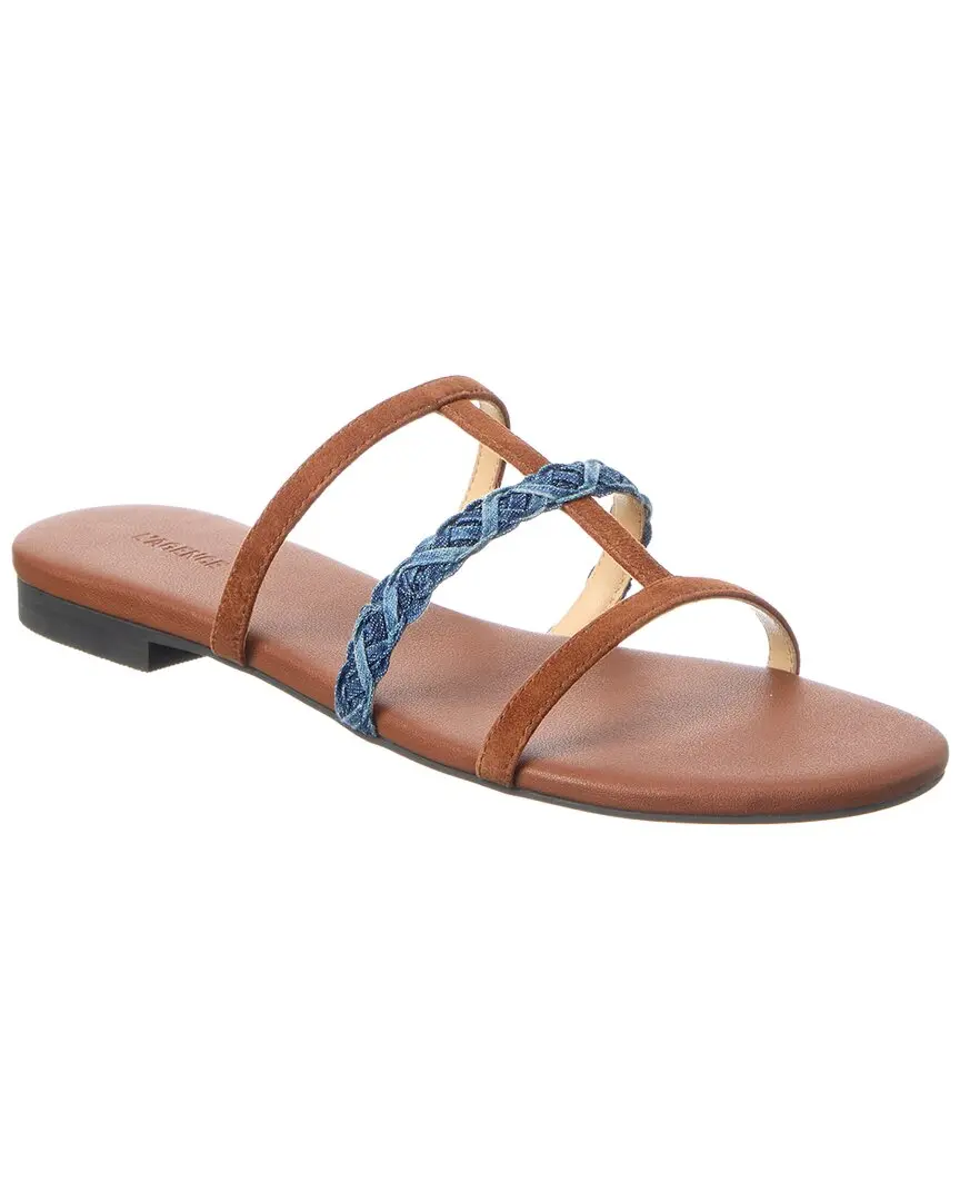 L’AGENCE Hennie Caged Suede Sandal