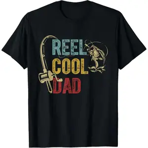 Reel Cool Dad Fishing Shirt Father's Day Fisherman T-Shirt