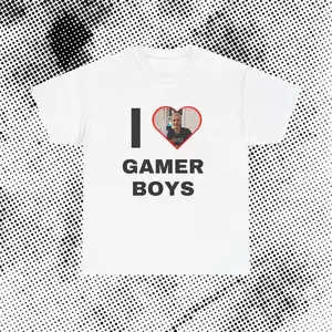 I Love Gamer Boys Hamzah Slushy Noobz Teeth Shirt Hamzah The Fantastic Noobs Unisex Heavy Cotton Tee Casual Fabric