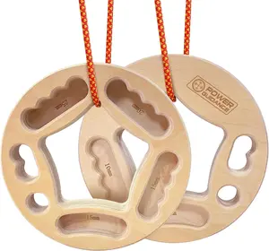POWER GUIDANCE Hangboard Fingerboard Climbing Grip Strength Training Indoor and Outdoor Double-Sided Non-Slip Portable