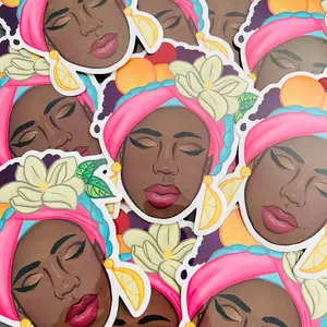 Tyla Maiden - Lady of Abundance Lemon Earring Sticker