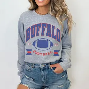 Vintage Buffalo Football Crewneck, Buffalo Bill Sweatshirt, Bill Sweatshirt, Bills Football, Buffalo New York, Buffalo Fan Gift