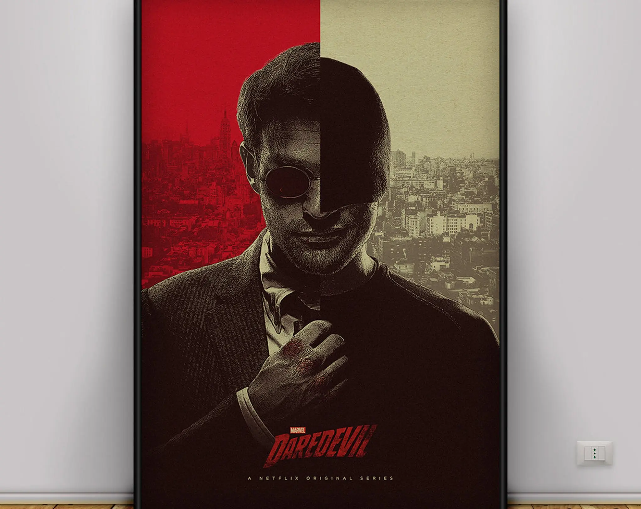 Daredevil Poster , Wall Art , Wall Prints , Home Decor , Kraft Paper Print , Gift Poster , Tv Series Poster 45775 25