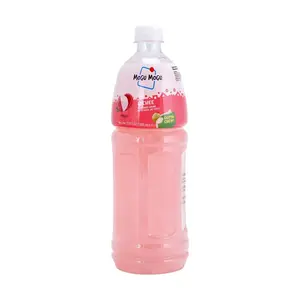 Mogu Mogu Lychee Drink with Nata De Coco 1000ml - Authentic Thai Juice Beverage, ASMR Mukbang Drink, K-Pop Idol Favorite