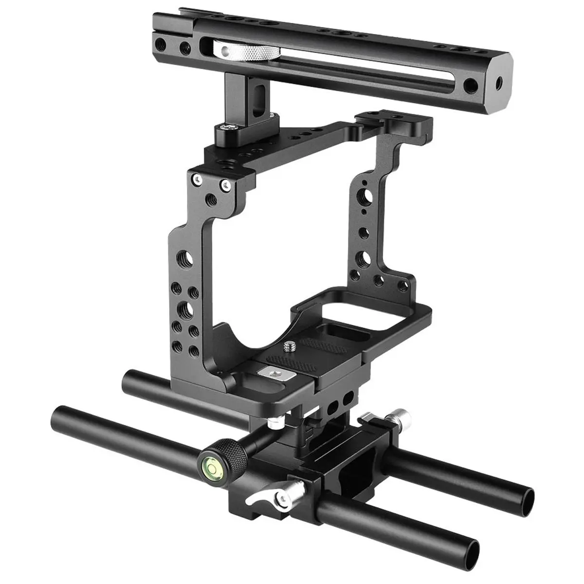 YELANGU C15 Durable Camera Cage with Baseplate, Top Handle, Shell & Mount - Camera Accessories for Nikon Z6, Z7