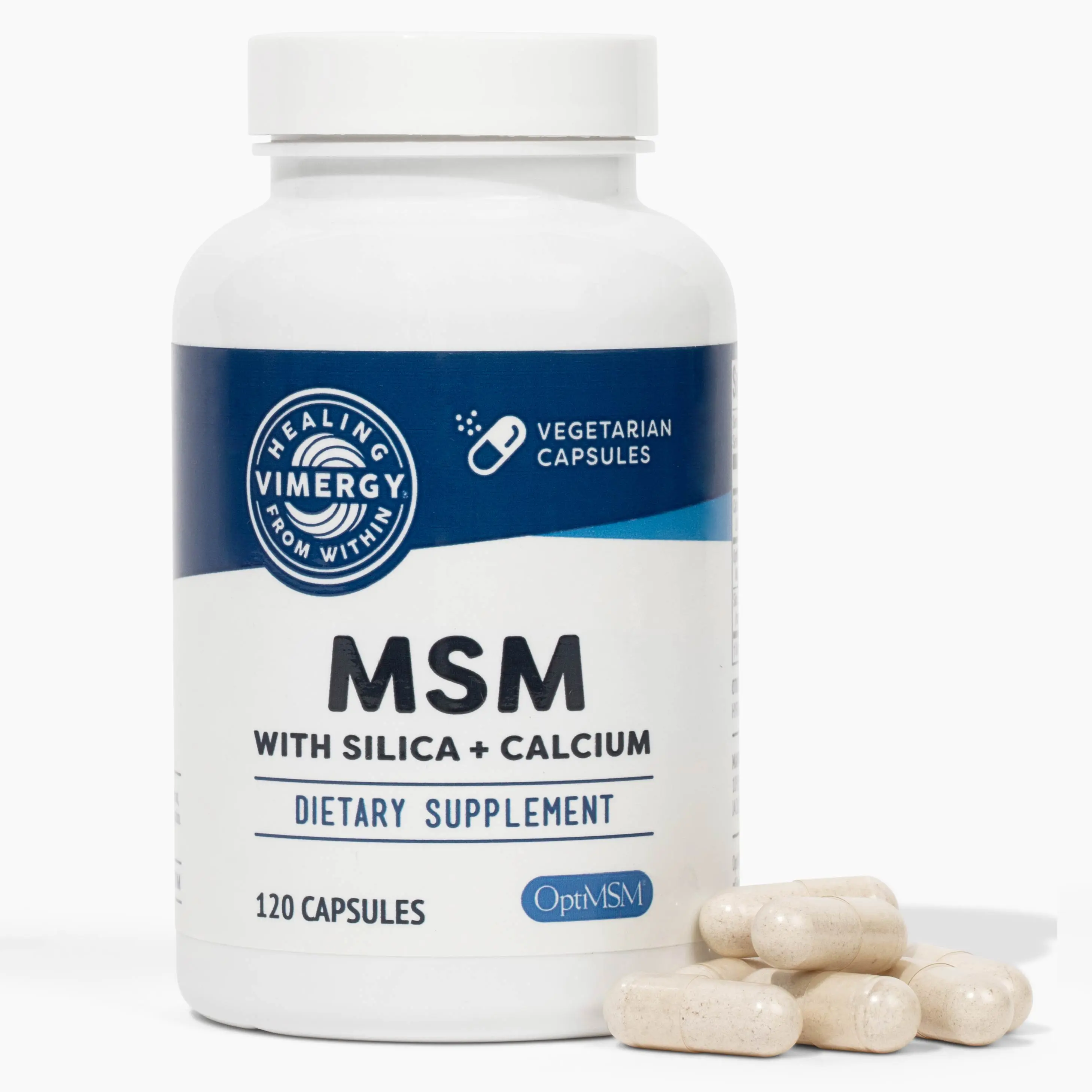 VIMERGY MSM Capsules 120 Capsules | Joint Comfort & Mobility Supplement for Bone, Hair, and Nail Support