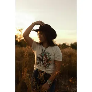Turquoise Chief Tee